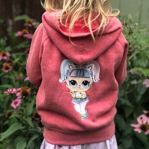 LOL Doll Inspired Hoodie 2T-Girl’s XL Available